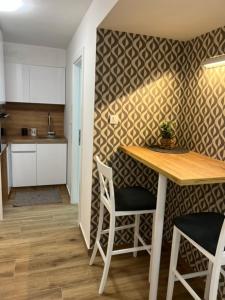 Kuchyň nebo kuchyňský kout v ubytování Centar NS4