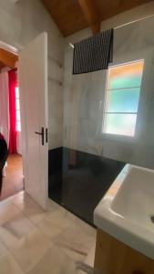 A bathroom at La Candela
