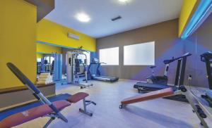Posilňovňa alebo fitness centrum v ubytovaní Sirios Village Hotel & Bungalows - All Inclusive