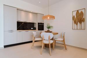 Kuchyň nebo kuchyňský kout v ubytování Melior Luxury Villas