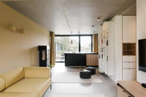 Posezení v ubytování DIEVIER Literaturhaus DasZweite