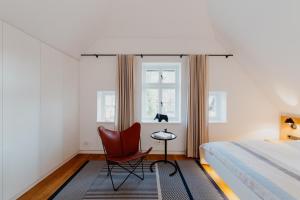 Postel nebo postele na pokoji v ubytování PUR Ostsee