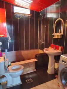 Koupelna v ubytování Tsvirmi Zviadi's guesthouse + 37 fotografií