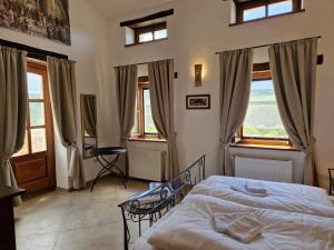 Posteľ alebo postele v izbe v ubytovaní Villa Castelletto Parenzana