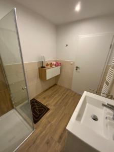 Koupelna v ubytování Haus Rosa