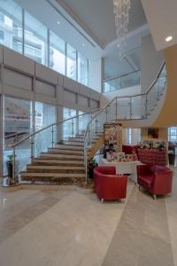Icon Delux Hotel Apartments Al Barsha - Formerly Abidos的休息区