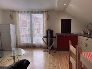 Kuchyň nebo kuchyňský kout v ubytování Apartmán Nejdek