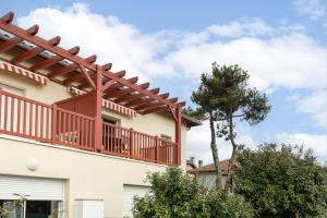 Balkón nebo terasa v ubytování Écrin de Sable