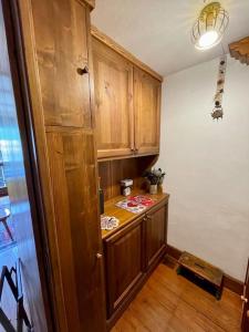 Kuchyň nebo kuchyňský kout v ubytování The best place 300 mt dal centro