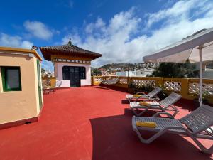 Balkón nebo terasa v ubytování CoLiving Villa Brasil
