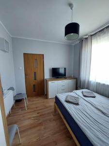 Postel nebo postele na pokoji v ubytování Pokoje Fiesta