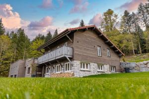 Paisaje cerca de este chalet de montaña