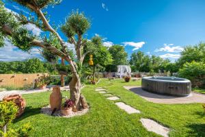 Zahrada ubytování Rustical Holiday Resort Olea