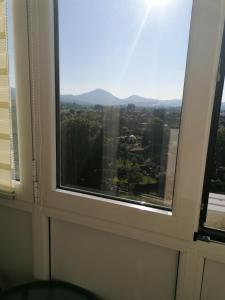 Ein allgemeiner Bergblick oder ein Berglick von der Ferienwohnung aus