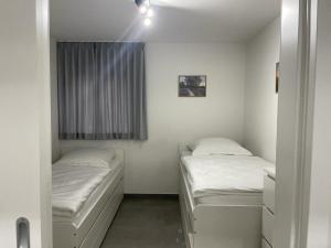 Postel nebo postele na pokoji v ubytování Ferienwohnung Johannes