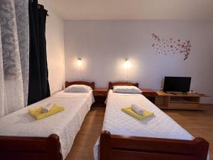 Postel nebo postele na pokoji v ubytování Apartment Lucija