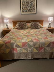 Postel nebo postele na pokoji v ubytování Self-contained annexe