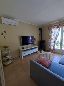 TV o dispositivi per l'intrattenimento presso GITE AUX 4 SAISONS DU COLORADO PROVENÇAL - 3 ÉTOILES - Rustrel