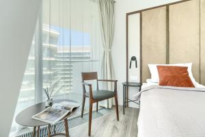 Posteľ alebo postele v izbe v ubytovaní Your Holidays Waves B862