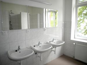Koupelna v ubytování Centrum Ubytování Břeclav