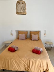 Voodi või voodid majutusasutuse Magnifique Villa Ajaccio toas