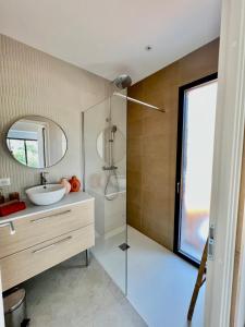 Koupelna v ubytování Magnifique Villa Ajaccio