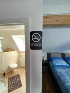 Postel nebo postele na pokoji v ubytování Haus Rosa