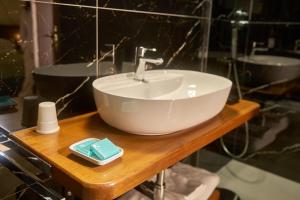 Koupelna v ubytování B&B Torre Talao
