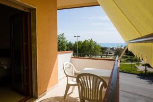 Balkón nebo terasa v ubytování B&B Torre Talao