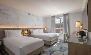 Voodi või voodid majutusasutuse Hilton Dublin toas +37 fotot