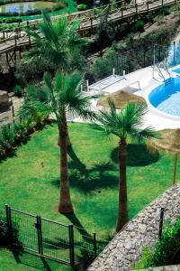 A garden outside Mara's Apartments Higueron West - Like A House - 246 Square Meters of Private Terrace & Garden - Morning and Evening Sun