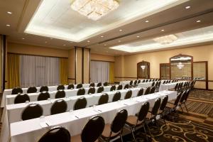 a large room with rows of chairs in it at Hilton Memphis in Memphis +79 photos