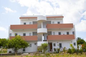 Budova, kde se aparthotel nachází