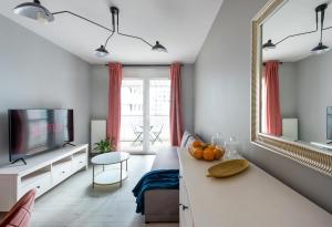 Telewizja i/lub zestaw kina domowego w obiekcie apartamenty-wroc Atal Towers