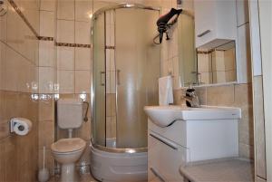 Koupelna v ubytování Apartments Fabijanić