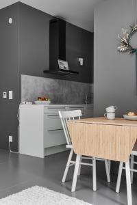 Dapur atau dapur kecil di Style Meets Location in Göteborg