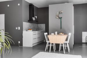 Dapur atau dapur kecil di Style Meets Location in Göteborg