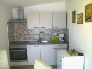 Kuchyň nebo kuchyňský kout v ubytování Apartment Matea