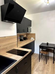 Kuchyň nebo kuchyňský kout v ubytování Appartement neuf entièrement équipé, Saint-Malo Intramuros, plage et commerces à proximité