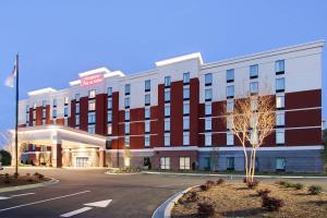 a rendering of the front of a hotel at Hampton Inn & Suites Greenville Airport in Greenville