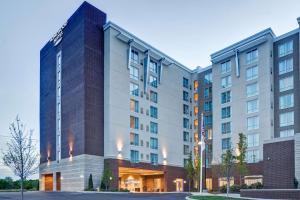 a rendering of a hotel building at Homewood Suites by Hilton Nashville Franklin in Franklin