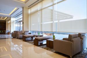 Area soggiorno di Hampton Inn by Hilton Irapuato