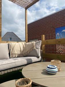 Coin salon dans l'établissement B&B Badhuis