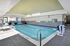 a large swimming pool in a hospital at Home2 Suites By Hilton Mt. Juliet, Tn in Mount Juliet