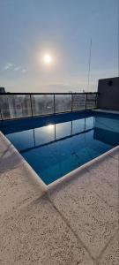 a swimming pool on the top of a ship at Studio con amenities en Palermo - Recoleta in Buenos Aires