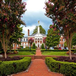 a building with a pathway in front of it at Virginia Crossings Hotel, Tapestry Collection by Hilton in Richmond