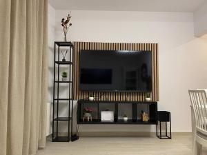 TV a/nebo společenská místnost v ubytování Apartaments L’ARC