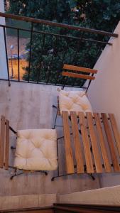 Χώρος καθιστικού στο Apartman Bajo