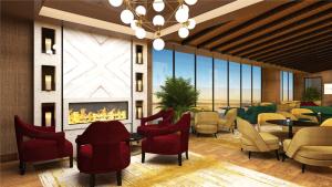 Doubletree By Hilton Afyonkarahisar的休息区