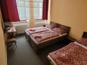 Letto o letti in una camera di Hotel Max Šimek